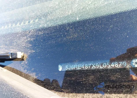 2009 Honda Cr-V Ex-L z USA, uszkodzony, nr VIN 5J6RE487X9L054879